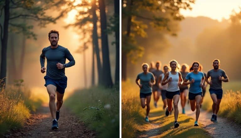 Courir seul ou en groupe : les avantages de chacun