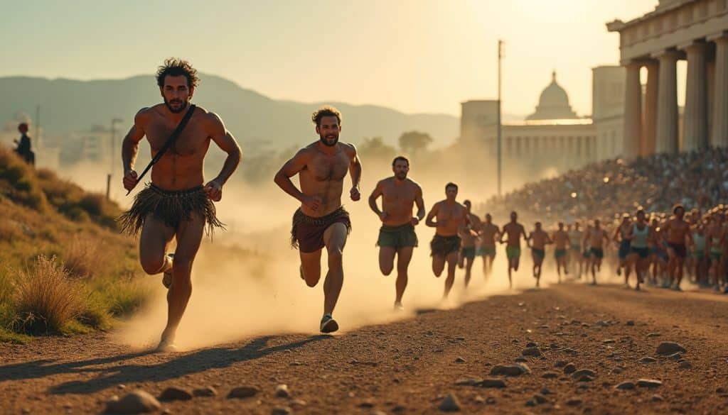 Histoire de la course à pied : des origines aux marathons de masse